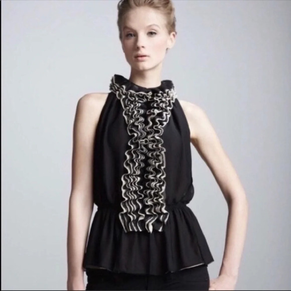 Robert Rodriguez Neiman Marcus for Target Ruffle Lace Front Detail Size Small - Picture 2 of 10